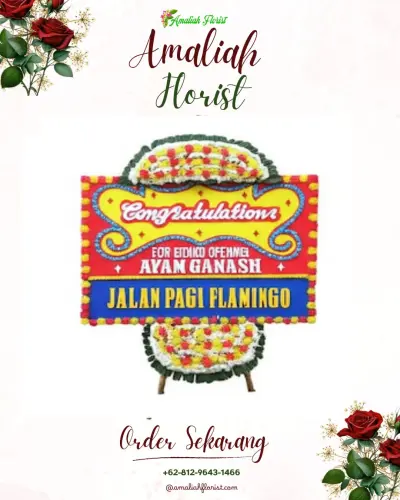 Bunga Papan Congratulation di Kemasan